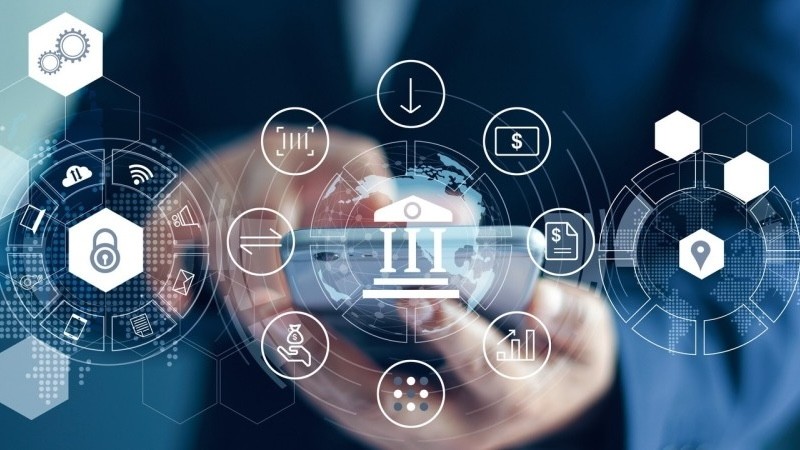 hand mobile and world connection illustrations