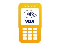 Contactless terminal icon