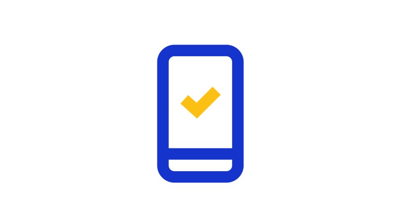 mobile check icon