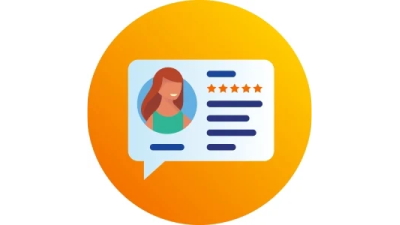 Icon representing online reviews